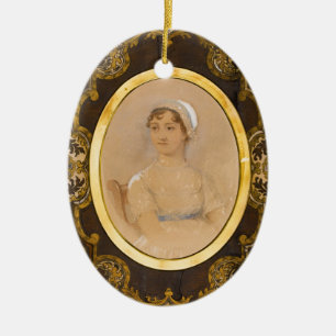 Jane Austen portrait ornament