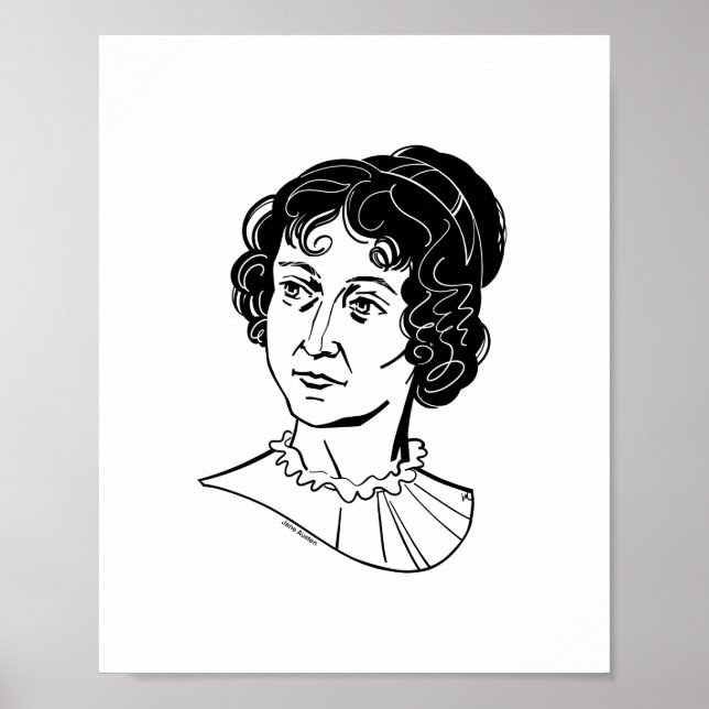 Jane Austen Poster (Front)