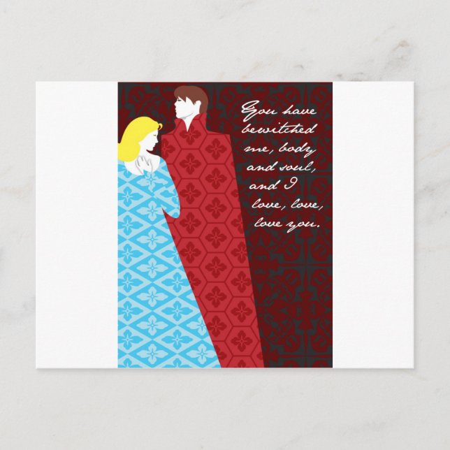 Jane Austen Pride and Prejudice gift "Elizabeth" Postcard (Front)