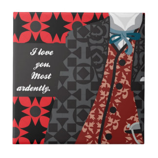 Jane Austen Pride and Prejudice gift "Mr. Darcy" Tile