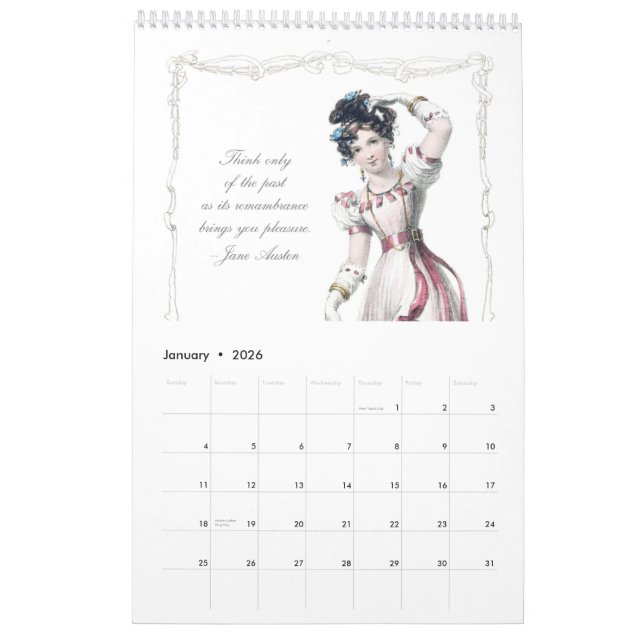 Jane Austen Quotations 2013 Calendar (Jan 2026)