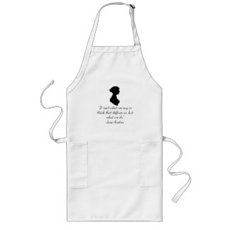 Jane Austen quote Long Apron