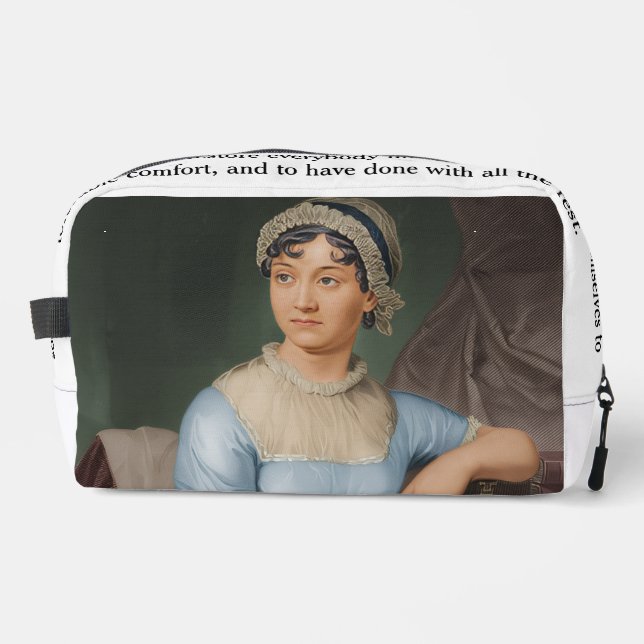 Jane Austen Quotes Dopp Kit (Front)