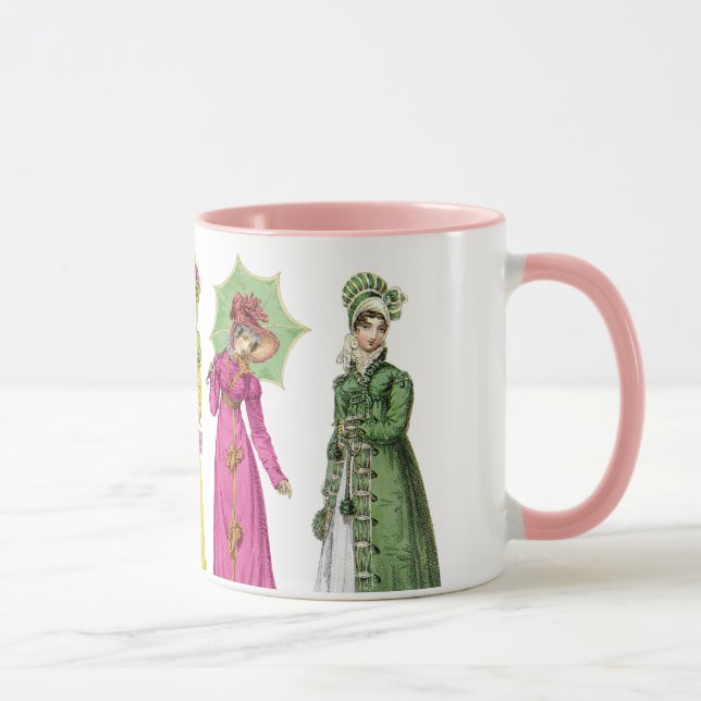 Jane Austen Regency Mug (Right)