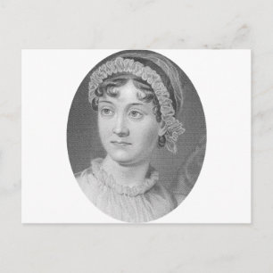 Jane Austen Simply Jane Portrait Postcard