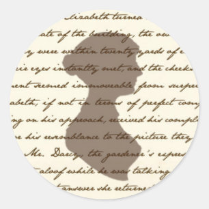Jane Austen Sticker