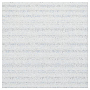 Jane Austen Text White Blue Fabric