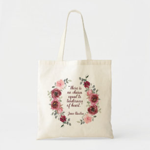 Jane Austen There is No Charm Quote Tote Bag