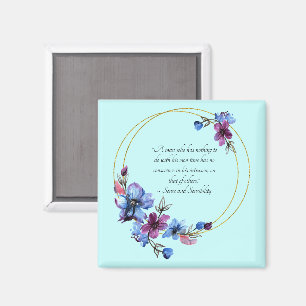 Jane Austen Time Quote, Sense and Sensibility  Magnet