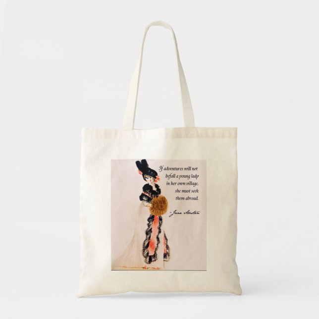 Jane Austen tote bag (Front)