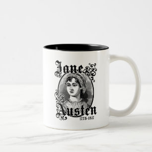 Jane Austen Two-Tone Coffee Mug