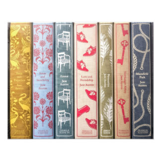 Jane Austen's books Photo Print