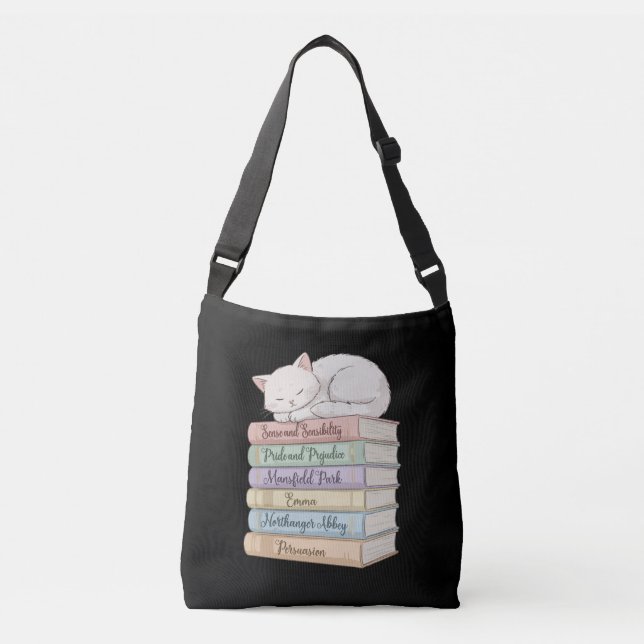 Jane Austen's Novels IX Crossbody Bag (Front)
