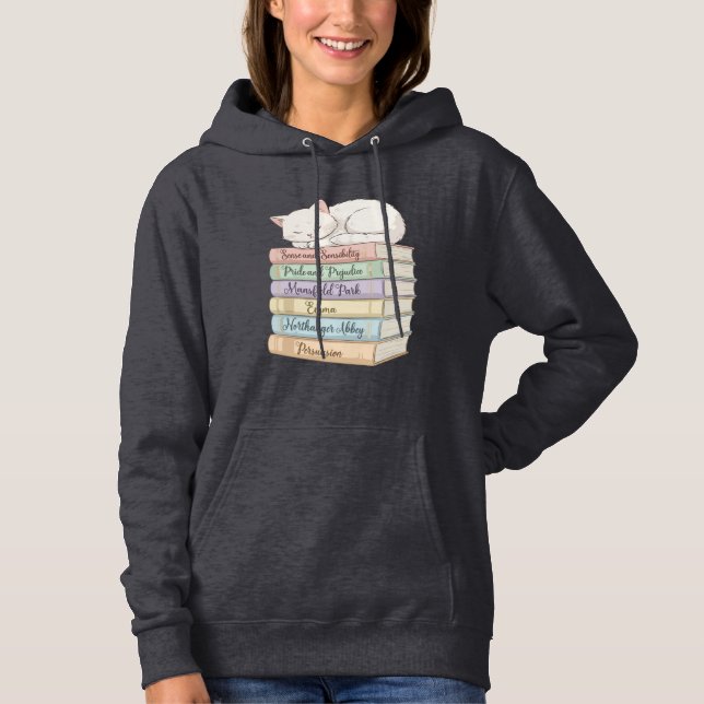 Jane Austen's Novels IX Hoodie (Front)