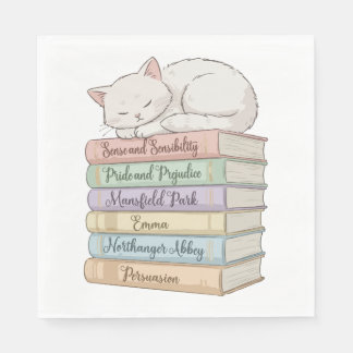 Jane Austen's Novels IX Napkin
