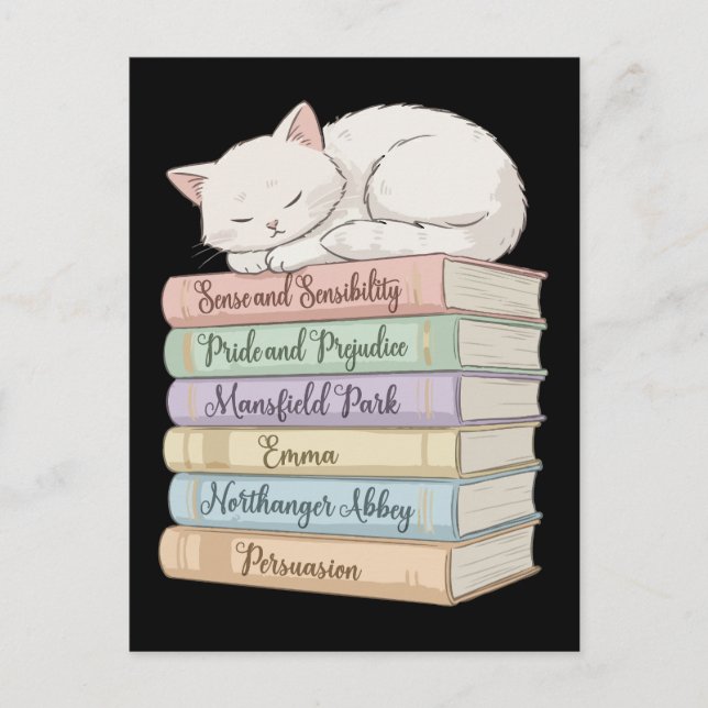 Jane Austen's Novels IX Postcard (Front)