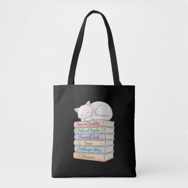 Jane Austen's Novels IX Tote Bag (Front)