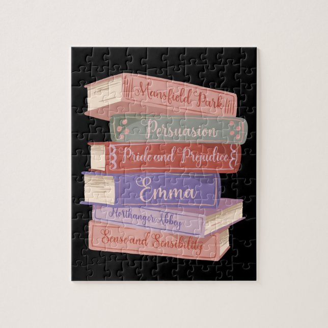 Jane Austen's Novels V Jigsaw Puzzle (Vertical)