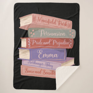 Jane Austen's Novels V Sherpa Blanket
