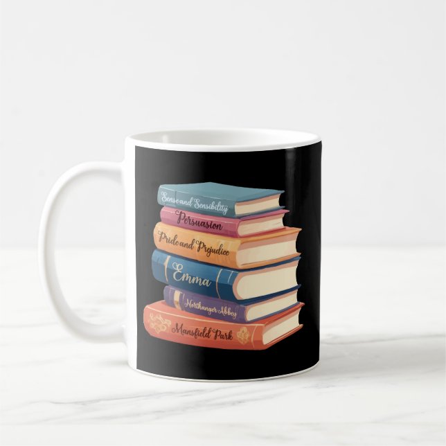 Jane Austen's Novels VII Coffee Mug (Left)