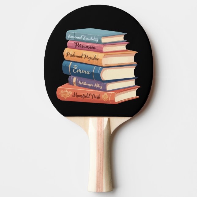 Jane Austen's Novels VII Ping Pong Paddle (Front)