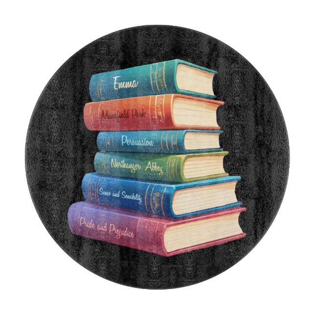 Jane Austen's Novels VIII Cutting Board (Front)