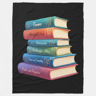 Jane Austen's Novels VIII Fleece Blanket