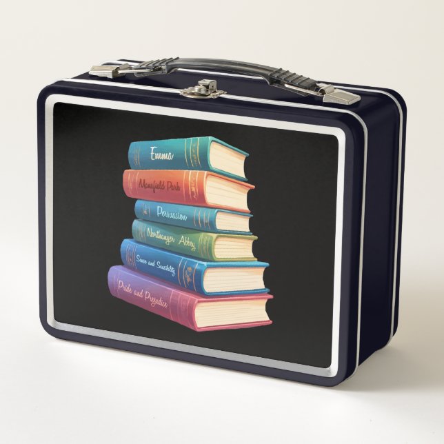 Jane Austen's Novels VIII Metal Lunch Box (Front)