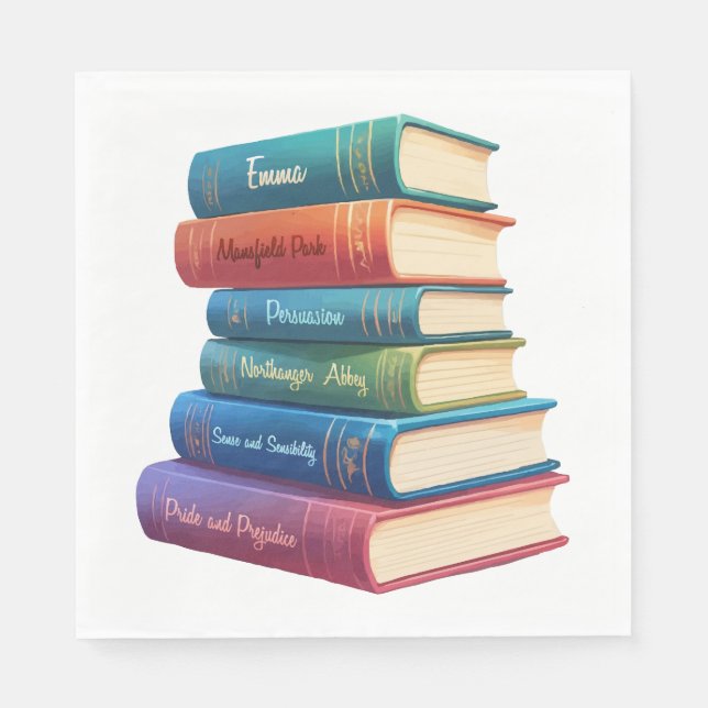 Jane Austen's Novels VIII Napkin (Front)