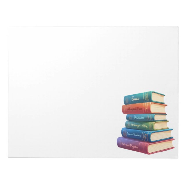 Jane Austen's Novels VIII Notepad (Front)