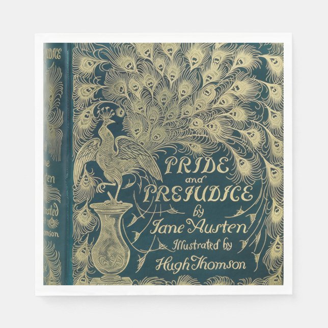 Jane Austen's Pride and Prejudice Cover Napkin (Front)