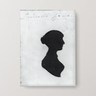 Jane Austen's Silhouette on a Keychain