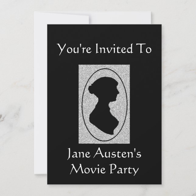 Jane Austen's Tea Party Invitation 2 (Front)