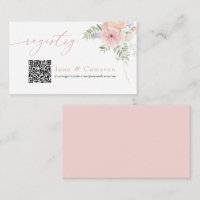 JANE Blush Floral Petals & Prosecco Registry Info