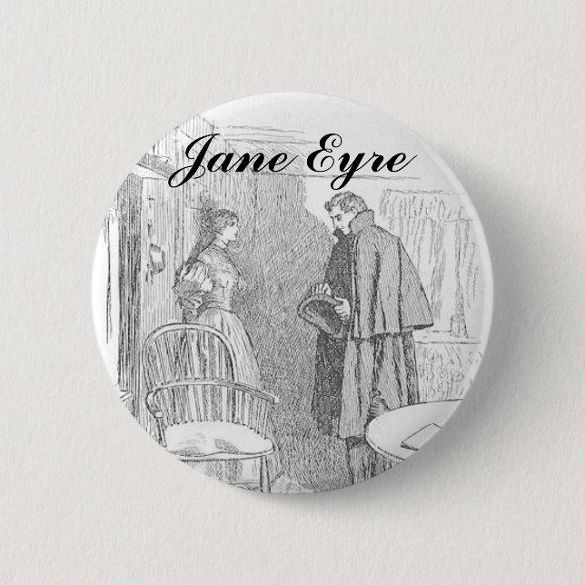 Jane Eyre 6 Cm Round Badge (Front)