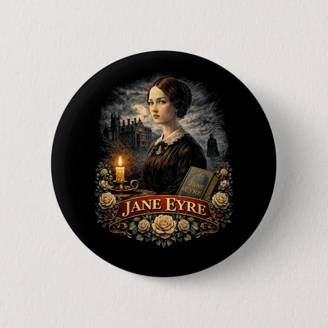 Jane Eyre 6 Cm Round Badge (Front)