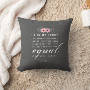 Jane Eyre - As We Are - Black Cushion