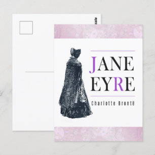 jane eyre,charlotte bronte,bronte sisters,booklove postcard