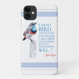 Jane Eyre - I Am No Bird - Blue Throated Bird Case-Mate iPhone Case