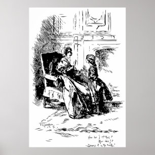 Jane Eyre Illustration Poster