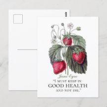 Jane Eyre - Keep In Good Health - Strawberries