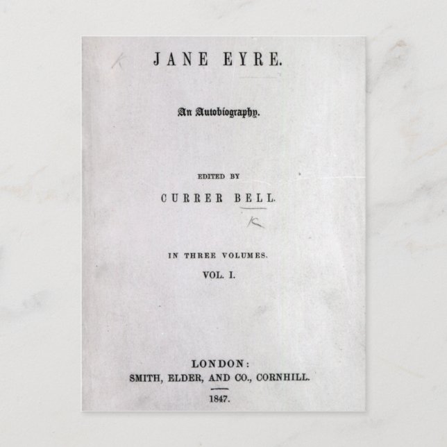 Jane Eyre' Postcard (Front)