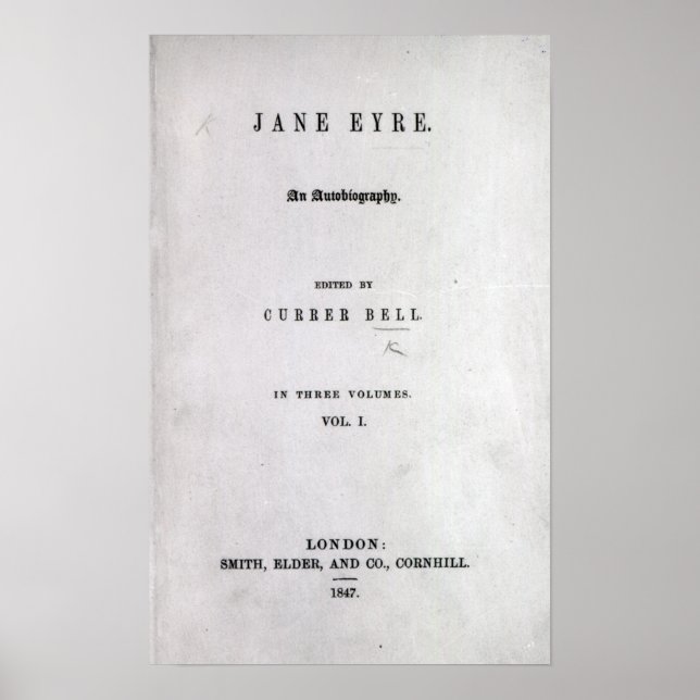 Jane Eyre' Poster (Front)