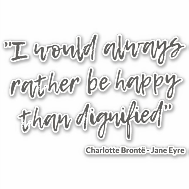 Jane Eyre Quote I (Front)