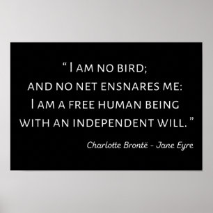 Jane Eyre Quote II - Classic Style Poster