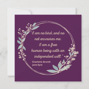 Jane Eyre Quote II - Cute Style
