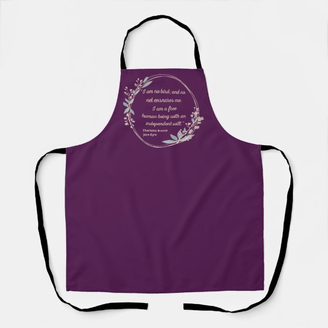 Jane Eyre Quote II - Cute Style Apron (Front)