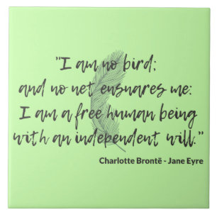 Jane Eyre Quote II Tile