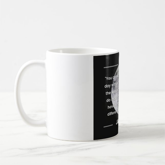 Jane Goodall quote mug (Left)