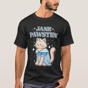Jane Pawsten Regency Cat Classic Literary Cat Love T-Shirt